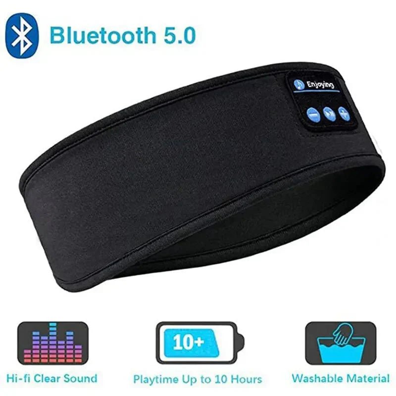 Bluetooth Sleep Headband – Wireless Headphones, Built - In Speakers, Comfortable Fabric, 10 - Hour Battery Life - Globaluniversal