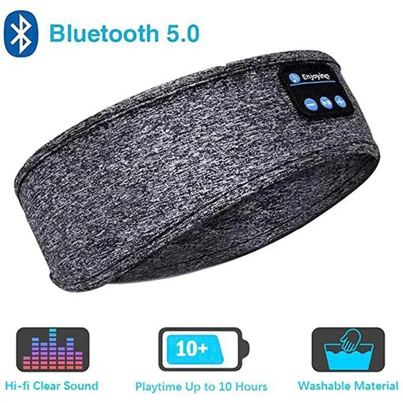 Bluetooth Sleep Headband – Wireless Headphones, Built - In Speakers, Comfortable Fabric, 10 - Hour Battery Life - Globaluniversal