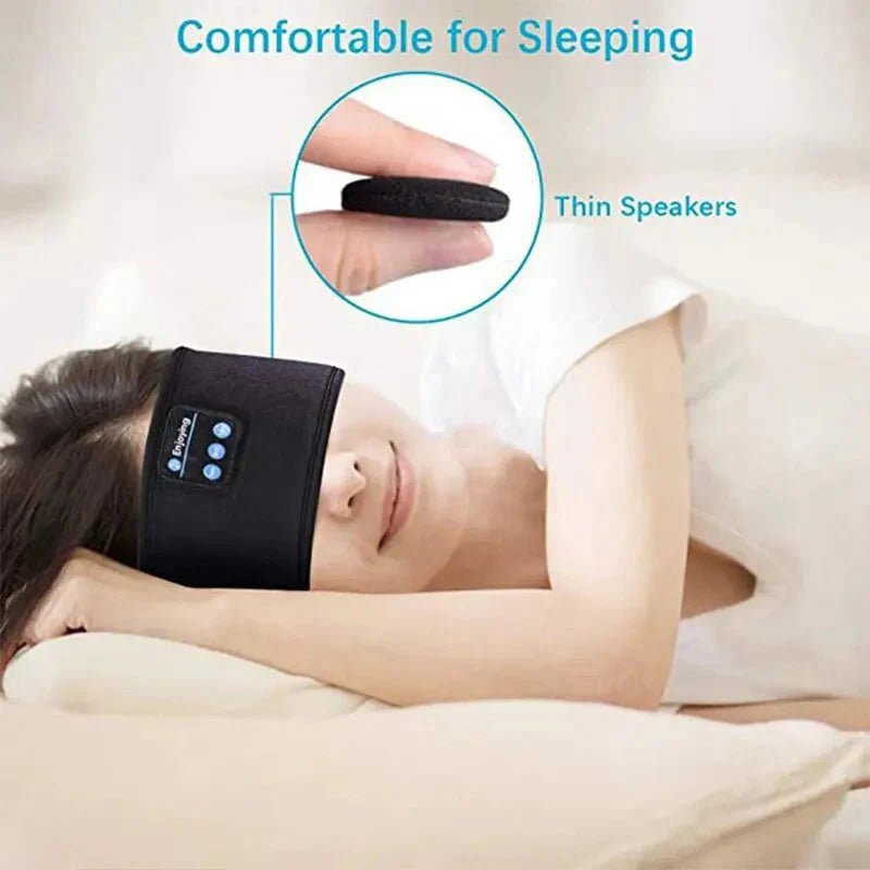 Bluetooth Sleep Headband – Wireless Headphones, Built - In Speakers, Comfortable Fabric, 10 - Hour Battery Life - Globaluniversal