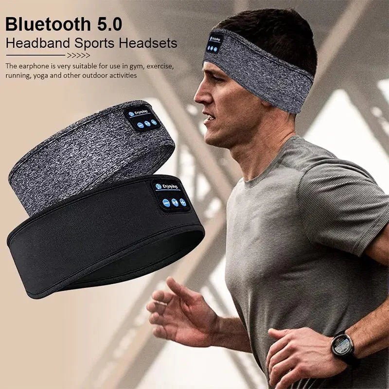 Bluetooth Sleep Headband – Wireless Headphones, Built - In Speakers, Comfortable Fabric, 10 - Hour Battery Life - Globaluniversal