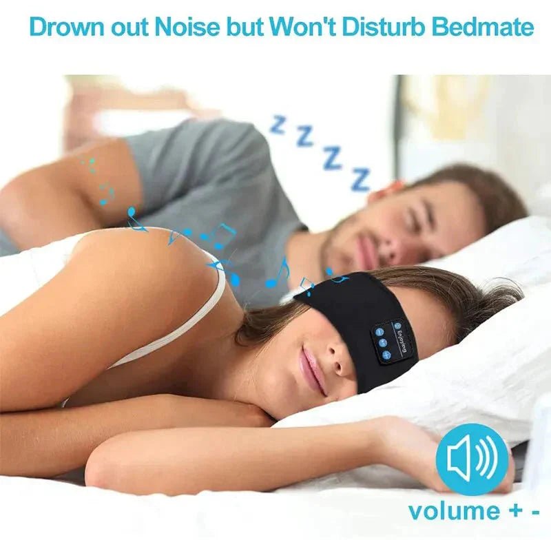 Bluetooth Sleep Headband – Wireless Headphones, Built - In Speakers, Comfortable Fabric, 10 - Hour Battery Life - Globaluniversal