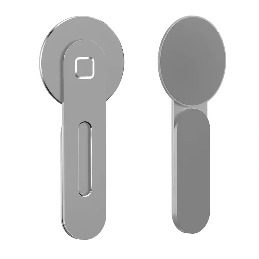 Metal Expansion Phone Stand for Laptop and Tesla Vehicles - Magnetic Folding Phone Holder with 15W Fast Charger - Globaluniversal