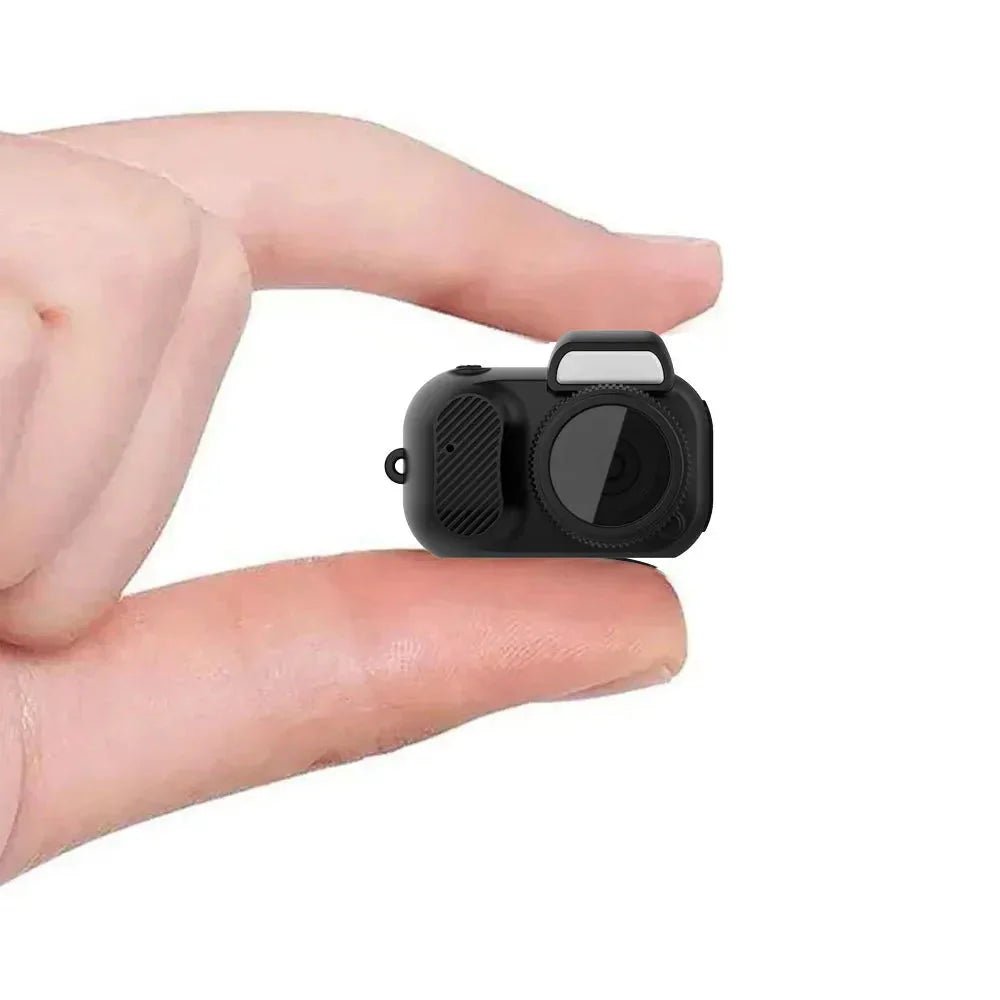 Mini Slr - Shaped 1080P Pocket DV Camera – Portable Body Cam, Action Camera with Display Screen, Loop Recording, & Filters - Globaluniversal