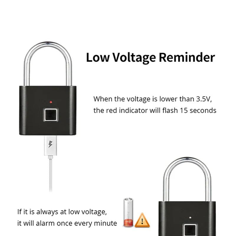 Smart Fingerprint Padlock - Globaluniversal